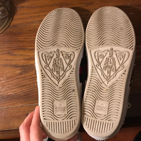 Gucci Ace Punk Studs Leather low top sneakers - Picture 5 of 7